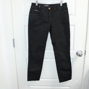 Dolce & Gabbana Low Rise Skinny Ankle Black Authentic Size 38